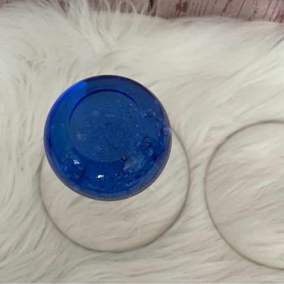 Vtg Circleware Martini Glasses W/ Bubble Ball Bases 3 MCM Hollywood Regency - Picture 11 of 12